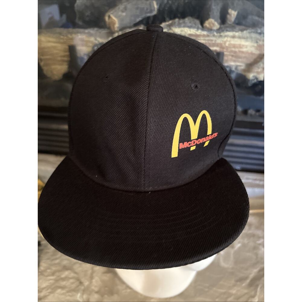 McDonald's Apparel Collection Snapback Hat Crew Member Uniform Cap NWOT